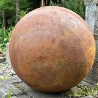 Стальная сфера — 3D КОРТЕН (518913) ∅ 1500 мм. Барнаул 