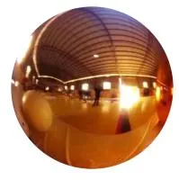 Полый шар из листовой меди (198299) поставка - сфера арт-объект ø 1000 мм. пустотелая  в Барнауле