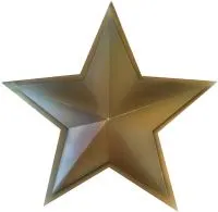 Звезда на памятник состаренная бронза в Барнауле (518501)