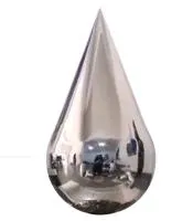 Капля 1000 х 500 зеркало aisi304 (517624) производство арт-объект  в Барнауле