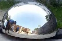 Полусфера ø 1500 нержавеющая сталь (207298) сертификат промоборудование мм.  в Барнауле
