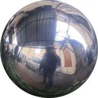 Шар ø 450 мм. полый полированный (517582) производство - сфера арт-объект пустотелая  в Барнауле