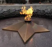 Звезда вечного огня листовая бронза чугун в Барнауле (518589)
