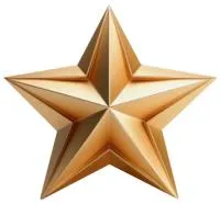 Звезда из латуни элемент декора на памятник в Барнауле (518509)