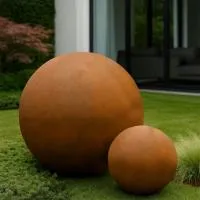 Кортен 2 шара - композиция (518935) ∅ 0,75 и 1,5 м. Барнаул 