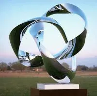 Кольца из нержавеющей стали скульптура (518288) производство арт-объект  в Барнауле