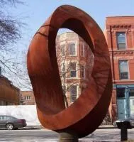 Кортеновская сталь скульптура кольцо (518292) поставка арт-объект  в Барнауле