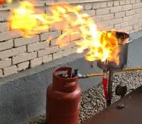 Газовая горелка электро розжиг (514267) монтаж вечный огонь ø 154 мм. ветроустойчивая  в Барнауле