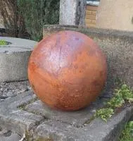 Сфера 3D парк КОРТЕН сталь (518912) ∅ 500 мм. Барнаул 