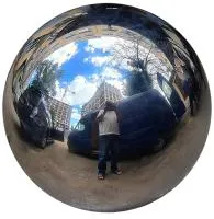 Шар ø 1150 мм. полый полированный (517595) монтаж - сфера арт-объект пустотелая  в Барнауле