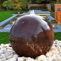 Сфера КОРТЕН - ШАР ФОНТАН 3D (518902) ∅ 850 мм. Барнаул 