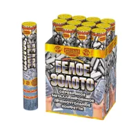 Пневматическая хлопушка Белое золото 30 АС0137 купить от производителя Русская Пиротехника — Барнаул