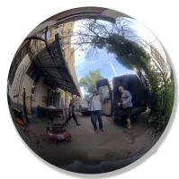 Шар ø 750 мм. полый полированный (517588) монтаж - сфера арт-объект пустотелая  в Барнауле